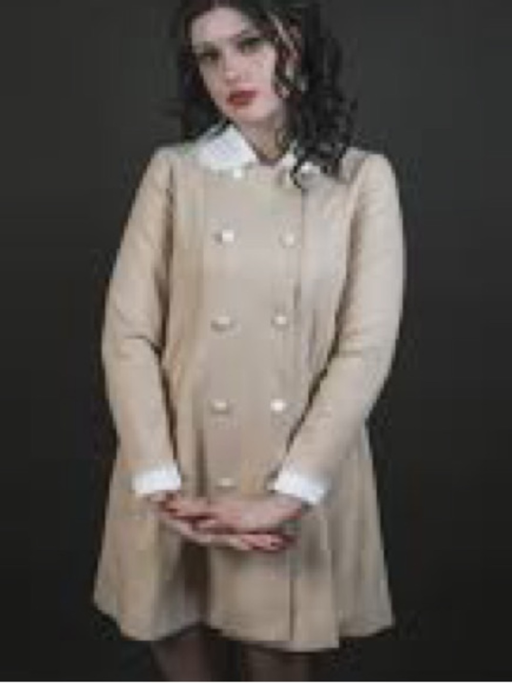Lively Ghosts Enid 40’s Swing Coat, Size M